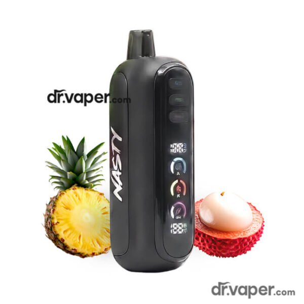 nasty-mod-x-55k-pineapple-lychee-dr-vape-ksa صورة توضيحية لجهاز سحبة ناستي مود اكس 55000 موشة بنكهة أناناس ليتشي (Pineapple Lychee) من متجر دكتور فيب السعودية.