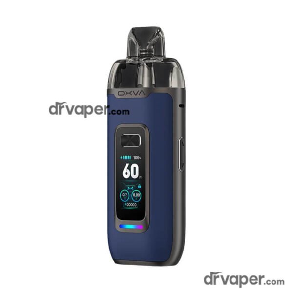 oxva-vprime-blue-leather-dr-vape جهاز اوكسفا في برايم لون أزرق جلد Blue Leather شيشة الكترونية متجر دكتور فيب
