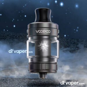 Original VOOPOO UFORCE-X Nano Tank in Gun Metal, leak-proof with a 4.5mL capacity from Dr Vape store Saudi Arabia.