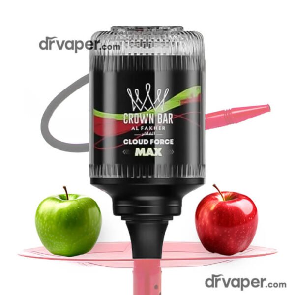 سحبة-الفاخر-50000-نكهة-تفاحتين-two-apple سحبة الفاخر 50000 نكهة تفاحتين أصلية راس شيشة الكتروني DTL