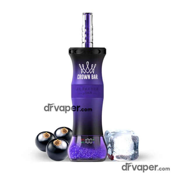 Al Fakher Crown Bar 60K Blackcurrant Ice Flavor E-Hookah