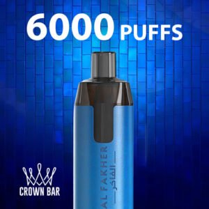 Authentic Al Fakher Crown Bar 6000 Puffs Smart Screen