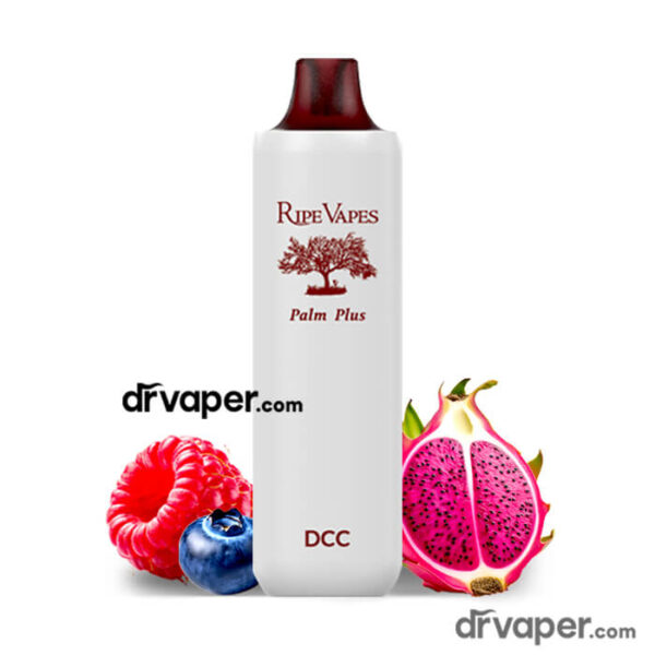 سحبة رايب فيب 4000 نكهة دراقون توت دي سي سي DCC Dragon Berry Ripe Vapes Palm Plus