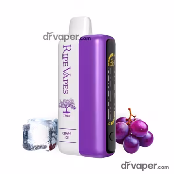 ripe-vapes-thrive-40k-grape-ice-saudi-arabia سحبة رايب فيب ثرايف 40 الف نكهة عنب بارد Grape Ice فيب السعودية