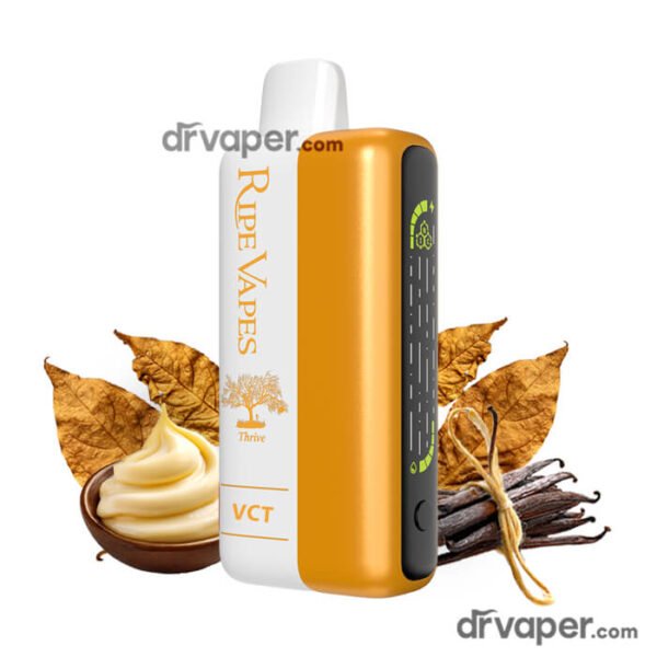 سحبة رايب فيب ثرايف 40 الف نكهة في سي تي VCT توباكو فانيليا كاسترد