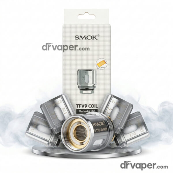 كويلات سموك TFV9 الأصلية (Mesh 0.15 أوم) (SMOK TFV9 Mesh Coils)
