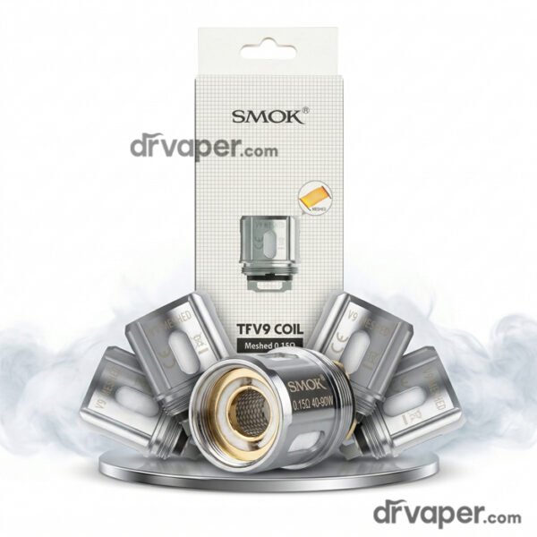 كويلات سموك TFV9 الأصلية (Mesh 0.15 أوم) (SMOK TFV9 Mesh Coils)