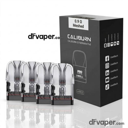 بودات كاليبرن جي 3 الأصلية بمقاومة 0.9 أوم عبوة 4 قطع