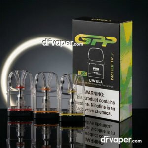 Collection of original Caliburn G4 3ml pod resistances at Dr Vape store