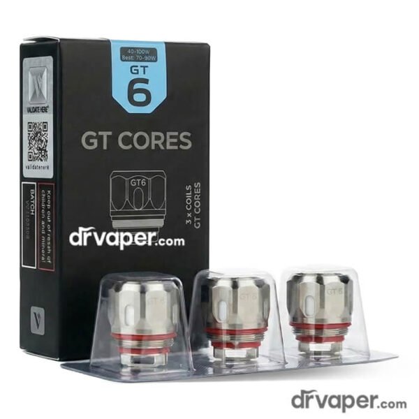 عبوة كويلات فابوريسو جي تي 6 (Vaporesso GT6) الأصلية بمقاومة 0.2 أوم من متجر دكتور فيب السعودية