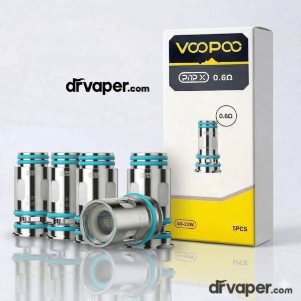 voopoo-pnp-x-0-6-ohm-coils-dr-vape-saudi-arabia Authentic VOOPOO PnP-X 0.6 ohm coils for cigarette-style vaping