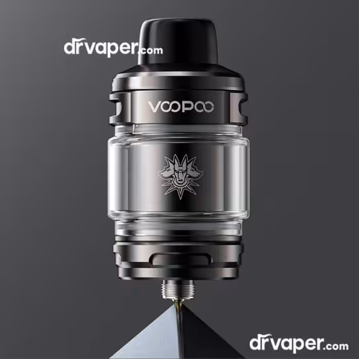 صورة احترافية لتانك فوبو يوفورس اكس (VOOPOO UFORCE-X Tank) الأصلي ذو التصميم المانع للتسريب من متجر دكتور فيب السعودية.