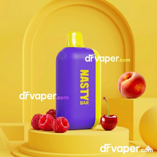 سحبة ناستي 14000 موشة خوخ كرز توت ديسبوزابل 50 نيكوتين