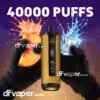 شيشة الفاخر 40000 شفطة - خوخ آيس Peach Ice سحبة الفاخر 40000 موشة نكهة خوخ آيس بشاشة ذكية
