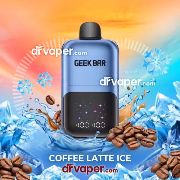 سحبة جيك بار 50 الف نكهة قهوة لاتيه آيس - Geekbar 2go Coffee Latte Ice