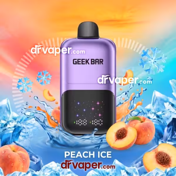 سحبة جيك بار 50 الف نكهة خوخ آيس - Geekbar 2go Peach Ice