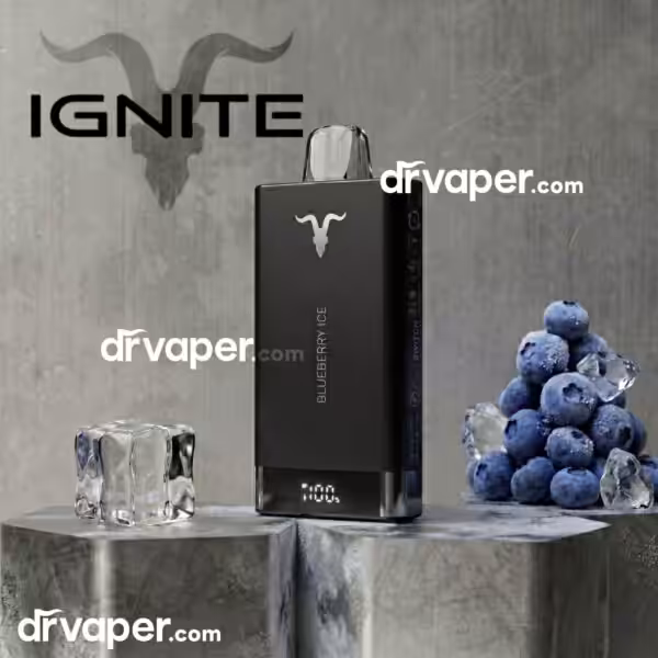 سحبة ايجنايت 15000 موشة نكهة توت أزرق آيس Blueberry Ice