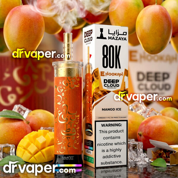 سحبة مزايا 80 الف ديب كلاود نكهة مانجو مثلج Mango Ice