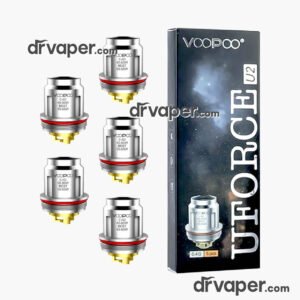 Authentic Voopoo Uforce Coils for Drag 2 Tanks 5-pack of authentic Voopoo Uforce U2 0.4ohm coils with exterior packaging