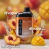 Original Air Bar 10000 puffs disposable vape peach mango flavor with digital screen