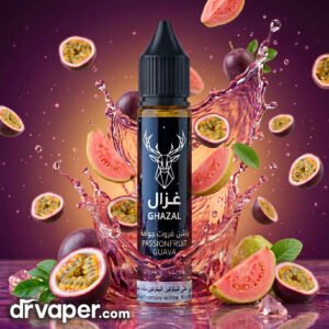 Authentic GHAZAL Passionfruit Guava 30ml displayed at Dr Vape KSA store