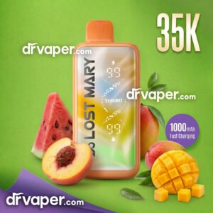 Lost Mary 35000 puffs vape Mango Peach Watermelon flavor
