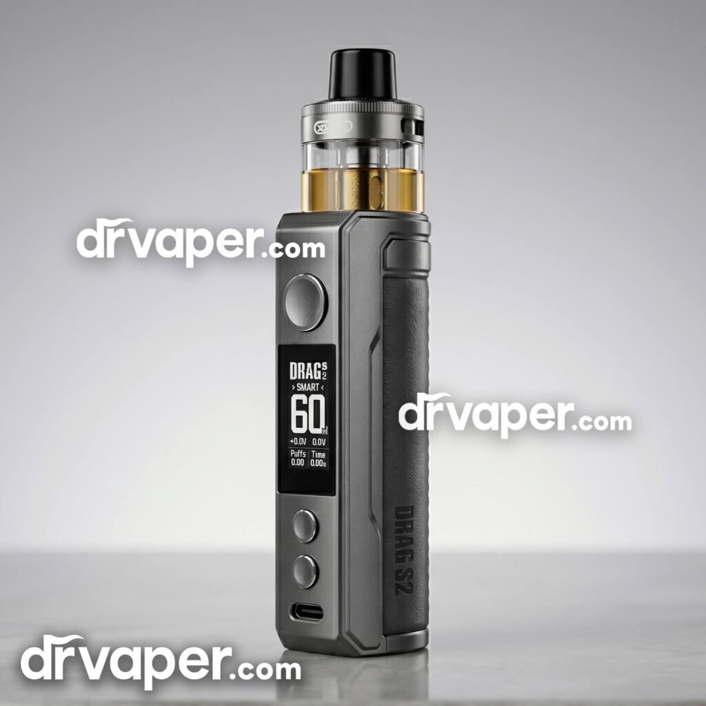 Voopoo Drag S2 Grey Metal from Dr Vape KSA