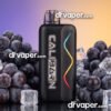 Calibarn disposable 55000 puffs in cold Grape Ice flavor