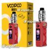 Voopoo Drag 6 vape in red, compatible with PnP X coils
