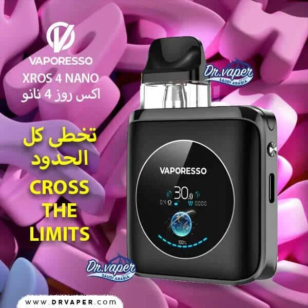 سحبة فابريسو اكس كروس 4 نانو لون أسود جرافيتي شاشة TFT